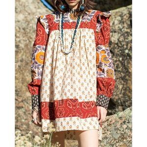 Alix of Bohemia Sofia Patchwork Dress Sz. S